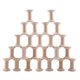 thumbnail image 1 of 24 carretes de hilo vacíos de madera, grandes carretes de madera sin terminar, bobinas de alambre para tejer para manualidades, rollo de cordón, 1 of 5