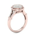 thumbnail image 2 of 3/4Ct TDW Diamond 14k Rose Gold Split Shank Cluster Engagement Ring (I-J, I2), 2 of 4
