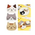 thumbnail image 3 of Set Of 5 Silicone Cartoon Cat Shape Coasters Heat Resistant Coasters For Beverages Kitchen Gadgets And Home Decor Anniversary Birthday Mother's Day Gift For Her Gift For Mom, 3 of 5