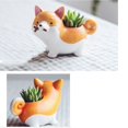 thumbnail image 3 of SweetCandy Animal Succulent Plant Pots, Mini Doggy Shape Succulent Planter Handmade Ceramic Plant Pot - Cute Dog Planter for Plants Flower Cactus, Home Decoration Gift 5.7 x 3.1 x 4.3 in, 3 of 6