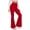 Red, variant on Ankle Length Leggings Yoga Dress Pants Women Flexible Pants Women's Causual Summer Solid Elastic High Waist Slim Pants Yoga Sports Horn Casual Pants Running Sports Pants