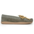 thumbnail image 2 of Minnetonka Women's Suede Sheepskin Hardsole Moc Slipper, 2 of 3