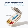 thumbnail image 4 of Pill Cutter, Caketotu Professional Portable Pill Cutter Splitter for Small and Tiny Pills, 1/2 Cutter with Stainless Steel Blades and Storage Box (1/3), 4 of 8