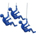 thumbnail image 4 of Climbing Man Classic Wall-Art Sculpture | 3-Pack | Black, 4 of 4