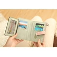 thumbnail image 4 of Female Wallet, Fashion PU Leather Hollow Sheet Small Purse Large Capacity Wallets, 4 of 6