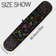 thumbnail image 3 of Yayeee Double Oven Mitt Kitchen Heat Resistant Baking 35" x7" Quilted Glove, Black Neon Lightning, 3 of 6