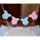 thumbnail image 4 of Baby Shower Ropa Para Pastel Topper Banner Cumpleaños Bautizo Decoración De, 4 of 8