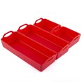 thumbnail image 1 of Mistaha Silicone Baking Pan Divider Set - Non-Stick Cooking Separator Kit, Red 4 Pieces - Eco-Friendly High-Temperature Resilient Bakeware, 1 of 6