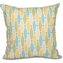 Simply Daisy 16" x 16" Wavy Splash Geometric Print Pillow