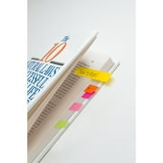 (3 pack) Post-it Page Markers, Assorted Colors , 1/2 x 2, 4 Pads