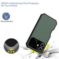 thumbnail image 4 of ELEHOLD Case for iPhone 16 Plus, Shockproof Heavy Duty Dropproof Magnetic Case + Camera Protectors,Green, 4 of 5