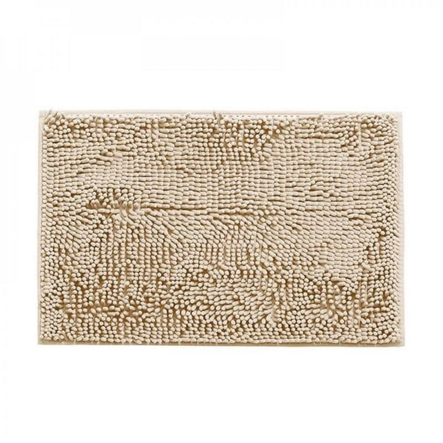 Final Clearance!! Sea Rugs for Bathroom Slip-Resistant Shag Chenille Bath Rugs Mat Extra Soft and Absorbent Bath Rug for Shower Room Machine-Washable Fast Dry 20” x 32”