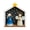 D, variant on Ruanlalo DIY Button Nativity Scene Kit Christmas Craft Set with Buttons Beads & Star for Holiday Decor Creative Christmas Ornament Making for Family Kids
