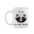 thumbnail image 2 of To Me You Are Trash Raccoon Mug - Image by Shutterstock,, 2 of 4