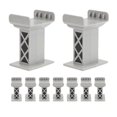 thumbnail image 3 of 9Pcs Train Bridge Support Riser Train Track Bridge Pier Toy Kids Train Track Toy Accessories, 3 of 3