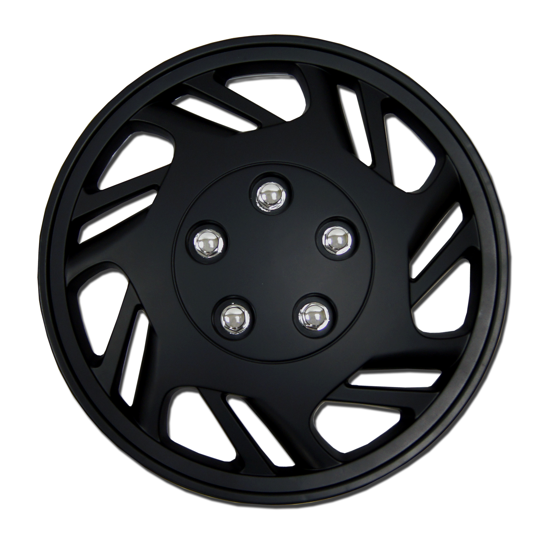 matte black hubcaps 15