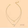 thumbnail image 4 of Jusqu'à 65% de Réduction sur les Colliers SMihono pour Femmes Collier Personnalisé Simple à Feuilles Creuses Multi-Couches Perles Rondes Strass, 4 of 4