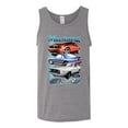 thumbnail image 2 of Wild Bobby Mustang Untamed American Spirit Ford Cars and Trucks Men Graphic Tank Top, Heather Grey, Large, 2 of 6