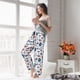 thumbnail image 5 of Balery Fourth Of July Party Pantalones de pijama para mujer, pijamas ultraligeros, pantalones de estar por casa-Small, 5 of 6