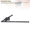 thumbnail image 3 of ZOUSSIQI Angle Finder Protractor, 0-180 Degree Angle Measuring Tool, Adjustable Aluminum Angle Finder Ruler, Woodworking Tool CA919-10828, 3 of 9