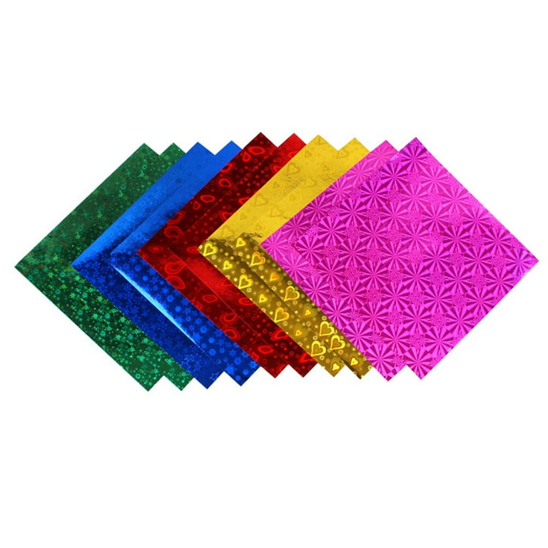 1 Pack 50 Sheets 25x25cm Handmade Color Origami Folding Flash