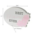 thumbnail image 2 of Wood Oval Block Decor Best Mom Ever, 2 of 3