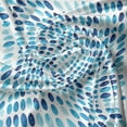 thumbnail image 5 of Ambesonne Blue Valance Pack of 2, Hand Drawn Circles Cells, 54"X18", Blue Pale Blue, 5 of 5