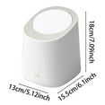 thumbnail image 2 of Mini Countertop Garbage Can ABS Plastic Large Capacity Press Type Lid Stylish and Versatile, 2 of 3