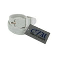 thumbnail image 3 of CTM  Elastic Braided Belt with Covered Buckle  (Men Big & Tall), 3 of 4