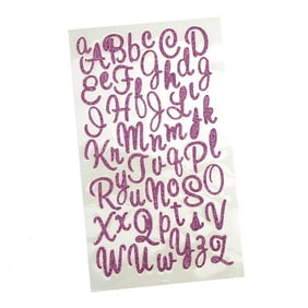 Amazing sticky letters walmart Alphabet Letters Rhinestone Stickers 1 Inch 50 Count Silver Walmart Com