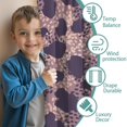 thumbnail image 3 of Blackout Kids Curtains,Leopard Print Childrens Insulated Curtains Set Of 2,Bedroom Essentials,Toddler Room Decor 52"x84"(132x213cm), 3 of 4
