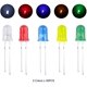 thumbnail image 3 of Kit de diodos emisores de luz LED transparentes y difusos de 3 mm y 5 mm, surtido de 5 colores (paquete de 600), 3 of 4