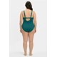 thumbnail image 3 of Traje de baño con detalle de mesh Roman Fashion /Tallas Extras, W-12 (Verde) verde 46, 3 of 6