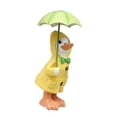 thumbnail image 1 of figurita de jardín, escritorio, adorno de de resina, sombrillas artesanales, estatua decorativa , escultura para exterior, Amarillo Sunnimix Estatua de pato, 1 of 8