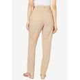 thumbnail image 4 of Jessica London Women's Plus Size Petite Stretch Cotton Chino Straight-Leg Pant, 4 of 5