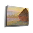thumbnail image 2 of Epic Graffiti 'Grainstack Sunset' by Claude Monet, Canvas Wall Art, 54"x40", 2 of 8