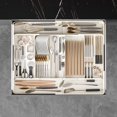thumbnail image 3 of Tnobhg Telescopic Tableware Storage Box Classification Organization Expandable Large Capacity Multi Compartments Tableware Tray Fork Chopsticks Spoon Drawer Cutlery Organizer, 3 of 7