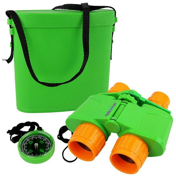 Click N Play Nature And Wildlife Exploration Binocular Set With Case And Compass Walmart Com