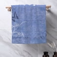 thumbnail image 5 of YFYANG Absorbent Towel, Soft Skin-Friendly Retro Blue Dream Washcloth Bath Towel, Suitable for All Skin, 27.5 x 16-inch, 5 of 7