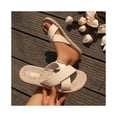 thumbnail image 5 of Willtoo Flat Sandals for Women Beach Summer Walking Flip Flops Ladies Comfortable Casual Outdoor Fashion Dressy Slip on Slippers, 5 of 6