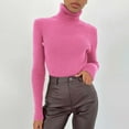thumbnail image 2 of Fall Outfits for Women 2026 Long Sleeve Warm and cozy all through autumn and winter One Size Pink Fall Top, 2 of 5