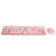 thumbnail image 4 of Juego de teclado y mouse inalámbricos Sincero color rosa mezclado, 4 of 10