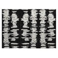 thumbnail image 2 of Addison Rugs Chantille Indoor/Outdoor Transitional Stripes Black Washable Rectangle Rug, 1'8" x 2'6", 2 of 6