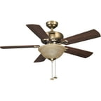 Westinghouse Petite Ceiling Fan and Light, Antique Brass - Walmart.com