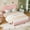 pink, variant on Huisuilinss Twin Bed Frame With Upholstered Headboard,Full Size Low Profile Platform Bed With Soft Boucle Fabric,Wooden Slats,Noise Free,No Box Spring Needed,Queen Size Bed Frame