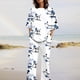 thumbnail image 4 of Puntoco Traje De Verano Para Mujer Pantalones Cortos De Color Con Estampado De Moda Traje Casual De Dos Piezas Liquidación Puntoco Puntoco-6670, 4 of 6