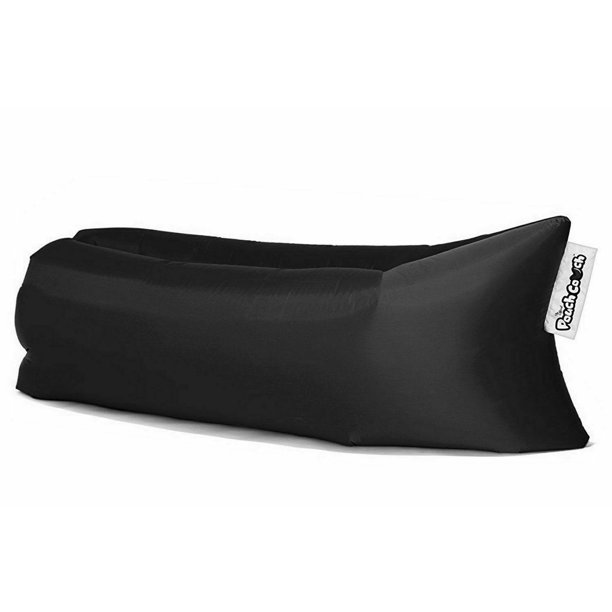 Pouch Couch The Official As Seen On TV Inflatable Air Lounger Black
