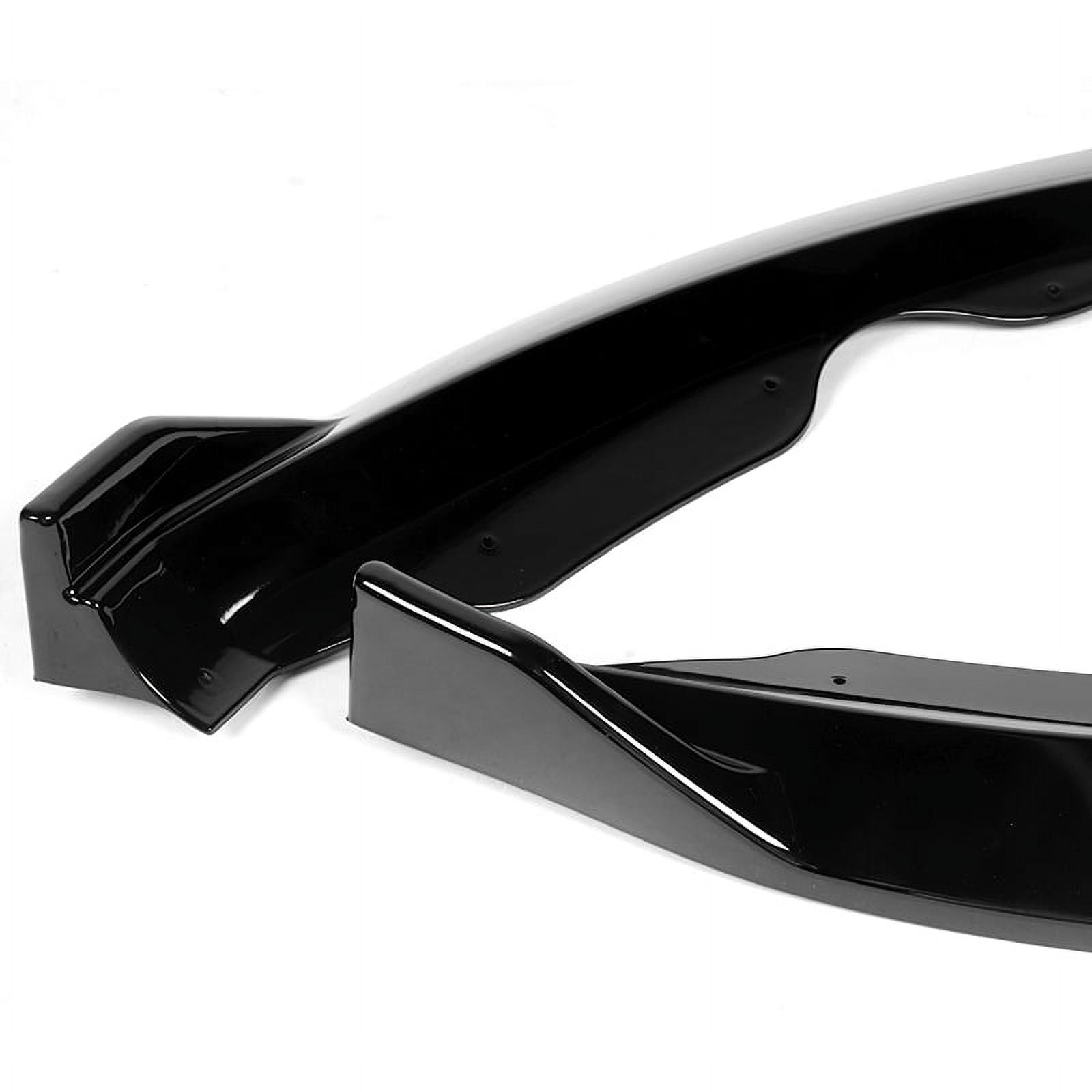 For 2013-2016 Ford Fusion Mondeo Painted Black Front Bumper Body Kit Spoiler Lip