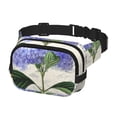 thumbnail image 2 of Fotbe Vintage Flower Cangurera Cuadrada con Estampado de Doble Capa, Bolsa de Cintura Ajustable Mini para Hombres y Mujeres, 2 of 9
