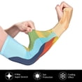 thumbnail image 2 of Bingfone Farmers Gardening Sleeves Sun Protection Arm Cooling Sleeves for Women Men with Thumb Hole - Hello Summer3, 2 of 7